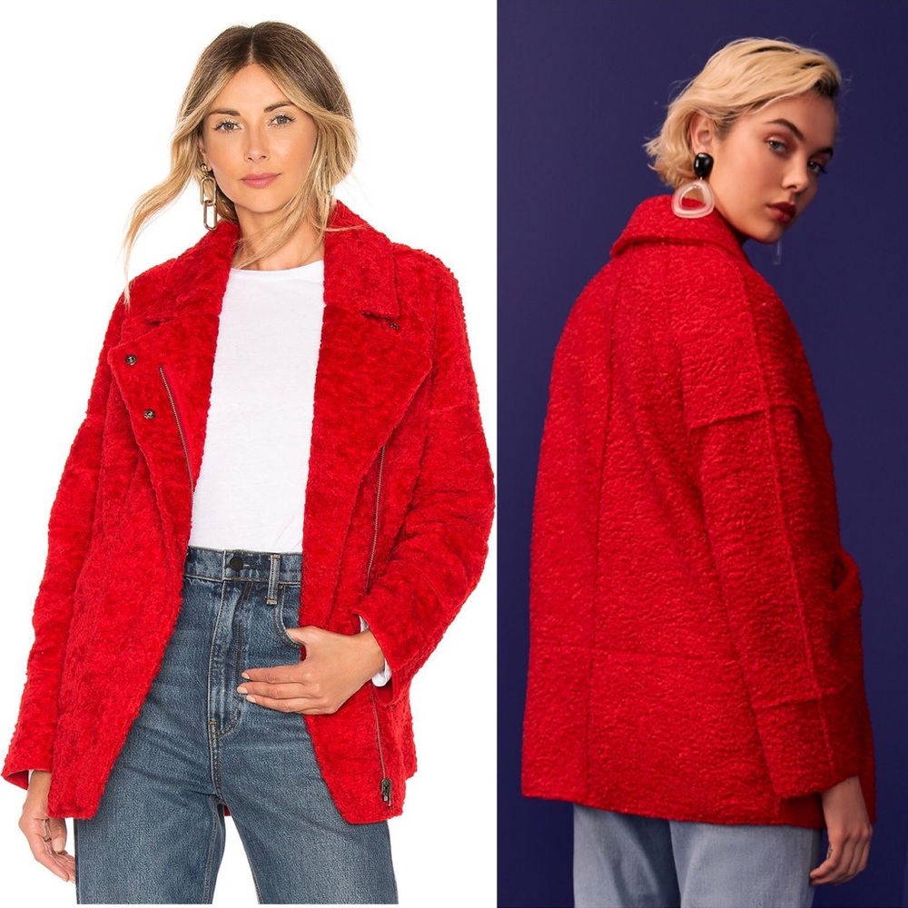 New C/MEO Collective World Tour FauxShearling Coat